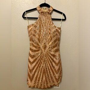 Vintage Gold💛 Sequin Dress!